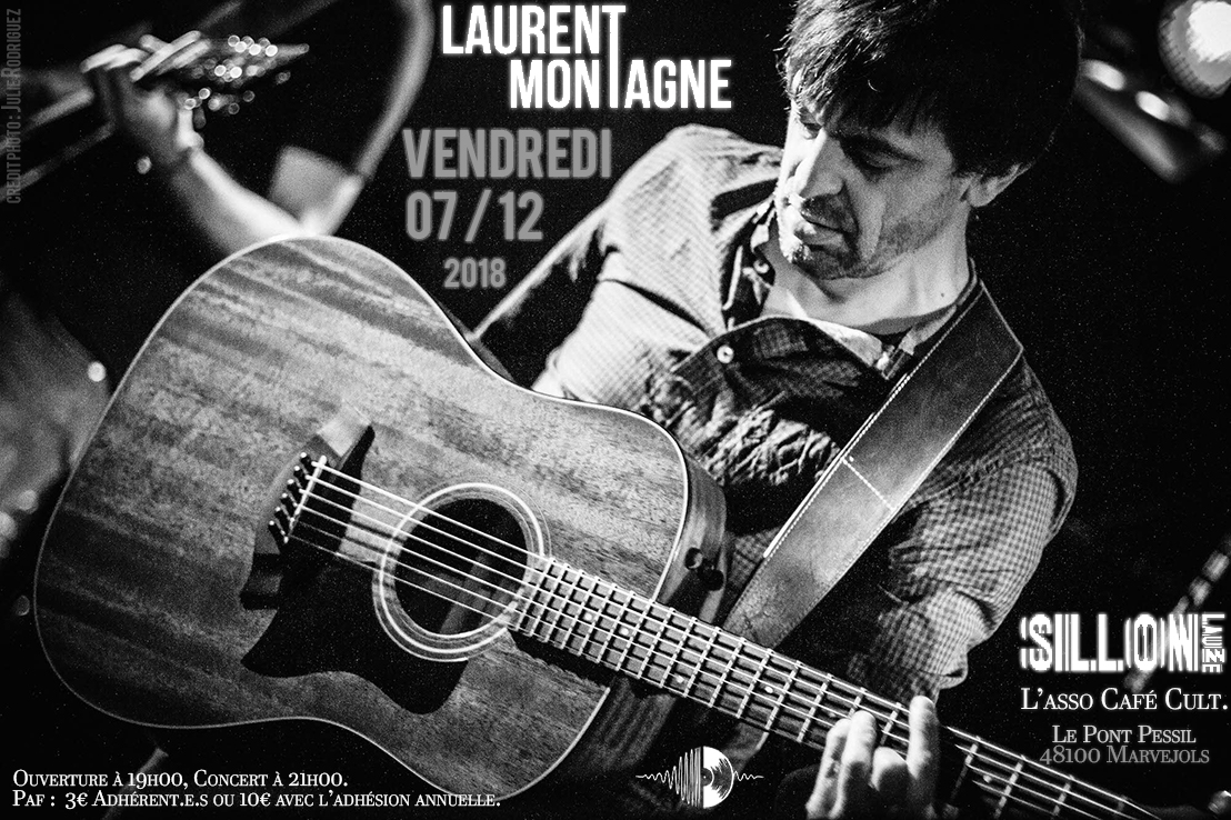 Laurent Montagne en concert le 07/12/18 au Sillon Lauzé