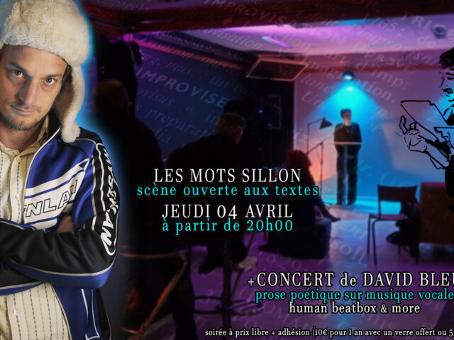 Concert de David Bleu + Les Mots Sillon